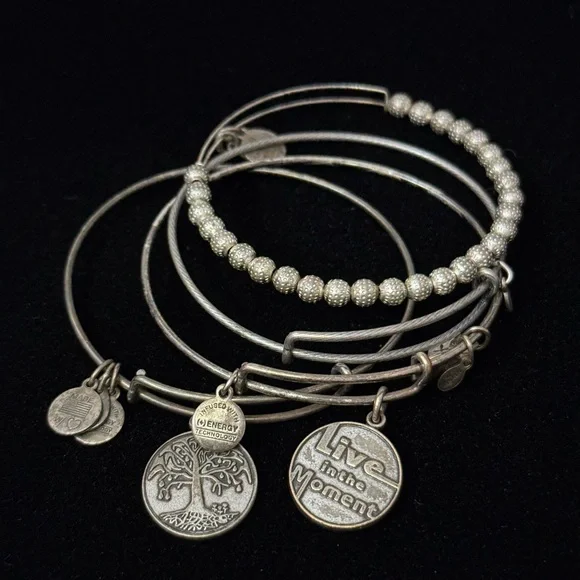 Alex & Ani Charm Bracelets Lot of 8 - 2012 2013 2015 - Picture 14 of 16